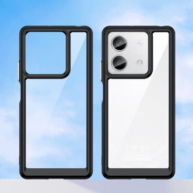 SKALO Xiaomi Redmi Note 13 5G Väri Puskurin Suojakuori - Musta