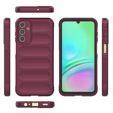 SKALO Samsung A15 4G Rugged Bumpers TPU-suojakuori - Punainen