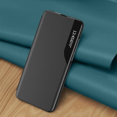 SKALO Xiaomi Redmi Note 13 5G Clear View Window Case - Sininen