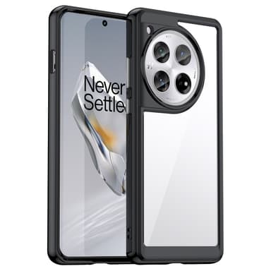 SKALO OnePlus 12 5G Väri Puskurin Suojakuori - Musta