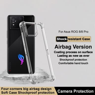 IMAK Asus ROG Phone 8 5G Erittäin vahva TPU-kuori