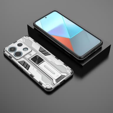 SKALO Xiaomi Redmi Note 13 Pro 5G Hybrid BIBERCAS Suojakuori - Hopea