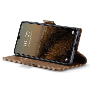 CaseMe Xiaomi Redmi 13C 4G Lompakkokotelo - Ruskea