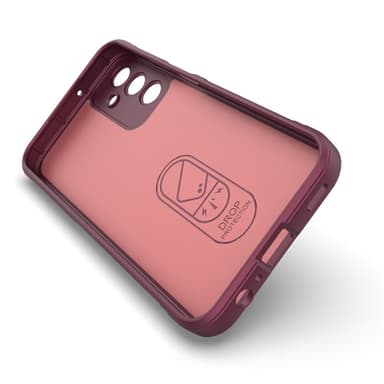 SKALO Samsung A15 4G Rugged Bumpers TPU-suojakuori - Punainen
