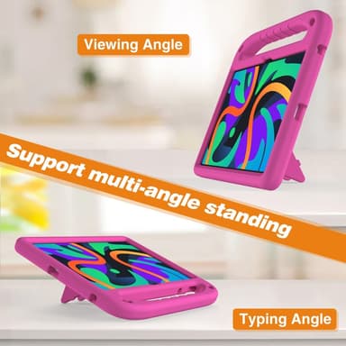 SKALO Lenovo Tab M11 Lapsikuori kahvalla ja jalustalla - Pinkki