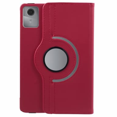 SKALO Lenovo Tab M11 360 Litchi Suojakotelo - Cerise