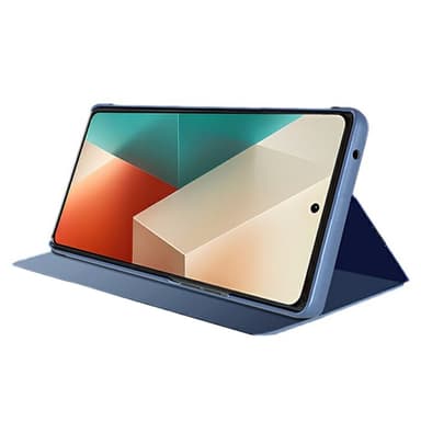 SKALO Xiaomi Redmi Note 13 5G Clear View Mirror Lompakko - Musta