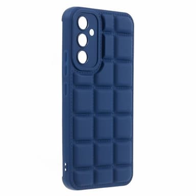 SKALO Samsung A15 5G Puffer Bumper TPU-suojakuori - Tummansininen