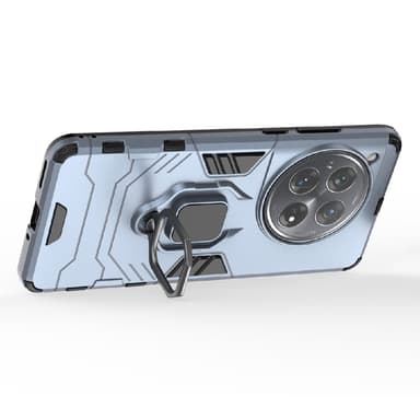 SKALO OnePlus 12 5G Armor Hybridi metallirengas kuori - Sininen