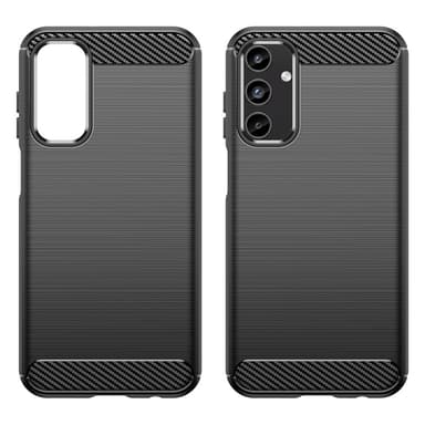 SKALO Samsung A15 5G Armor Carbon Iskunkestävä TPU suojakuori - Musta