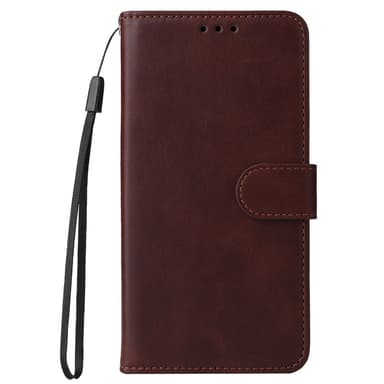 SKALO Xiaomi 14 5G PU-nahkainen Lompakkokotelo - Ruskea