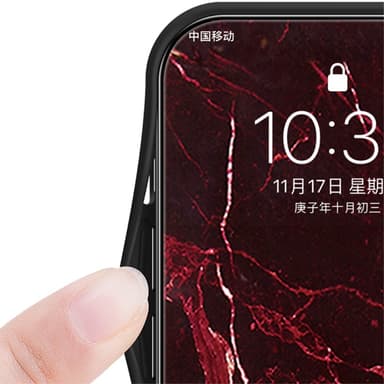 SKALO Xiaomi Redmi Note 13 5G Marmori karkaistu lasi TPU-suojakuori - #4
