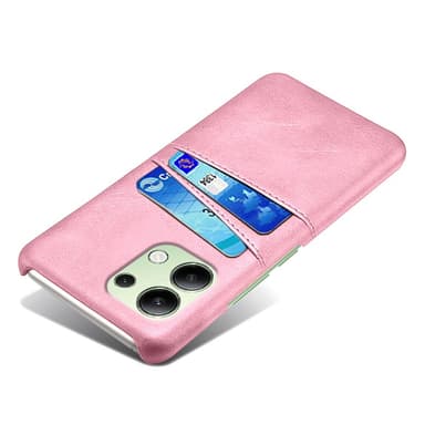 SKALO Xiaomi Redmi Note 13 4G PU-nahkainen Korttikotelo - Ruusukulta