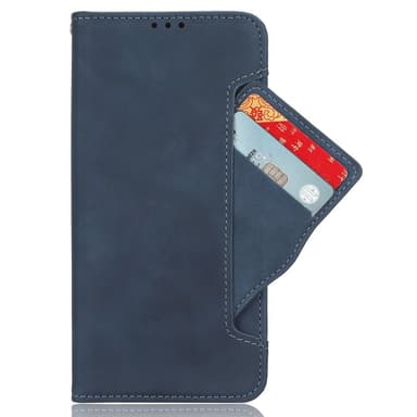 SKALO OnePlus 12R 5G 6-lokeroa Lompakkokotelo - Sininen