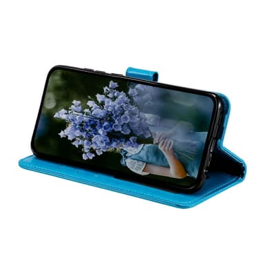 SKALO Xiaomi Redmi Note 13 4G Mandala lompakkokotelo - Sininen