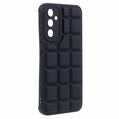 SKALO Samsung A15 5G Puffer Bumper TPU-suojakuori - Musta