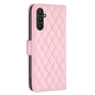 SKALO Samsung A25 5G BINFEN COLOR Tikattu Lompakko - Pinkki