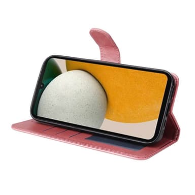 SKALO Samsung A15 5G PU-nahkainen Lompakkokotelo - Pinkki