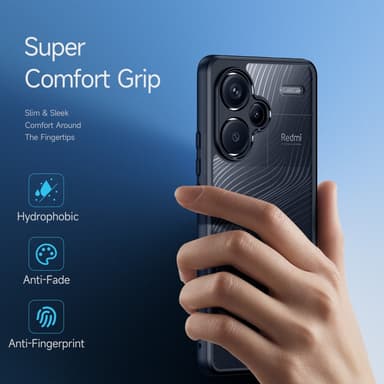 DUX DUCIS Xiaomi Redmi Note 13 Pro+ Aimo Series Suojakuori - Musta