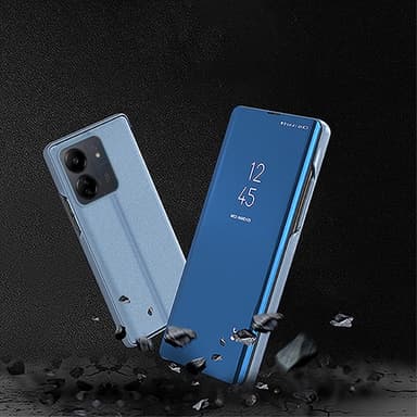 SKALO Xiaomi Redmi 13C 4G Clear View Mirror Lompakko - Kulta