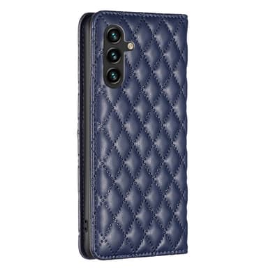 SKALO Samsung A15 4G BINFEN COLOR Iso Tikattu Lompakkokotelo - Sininen