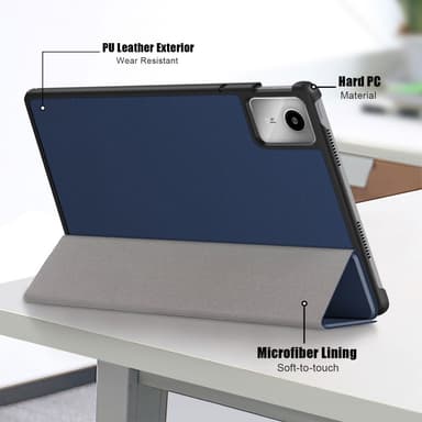 SKALO Lenovo Tab M11 Trifold Suojakotelo - Tummansininen