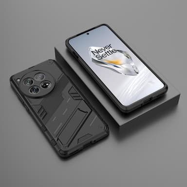 SKALO OnePlus 12 5G Hybrid BIBERCAS Suojakuori - Musta