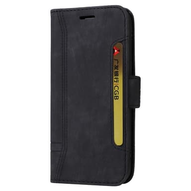 SKALO Xiaomi Redmi Note 13 5G BETOPNICE 001 Lompakkokotelo PU-nahkaa - Musta