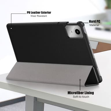 SKALO Lenovo Tab M11 Trifold Suojakotelo - Musta