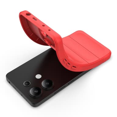 SKALO Xiaomi Redmi Note 13 4G Rugged Bumpers TPU-suojakuori - Punainen