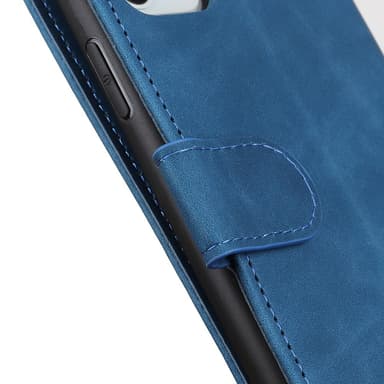 SKALO OnePlus 12 5G KHAZNEH Lompakkokotelo PU-nahasta - Sininen