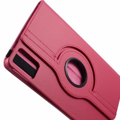 SKALO Lenovo Tab M11 360 Litchi Suojakotelo - Cerise
