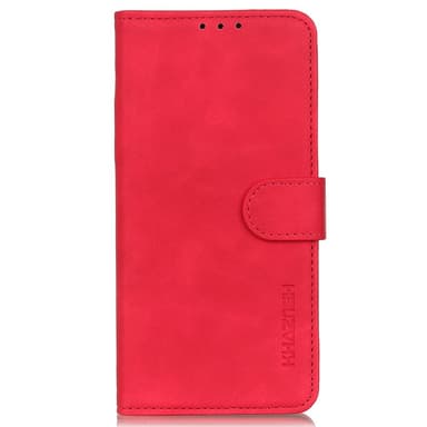 SKALO OnePlus 12 5G KHAZNEH Lompakkokotelo PU-nahasta - Punainen