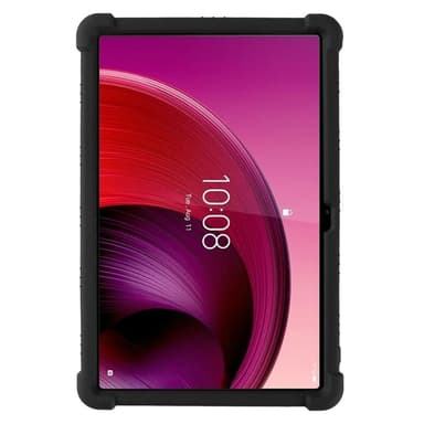 SKALO Lenovo Tab M11 Shock Resistant Armor Silicone Kuori  - Musta