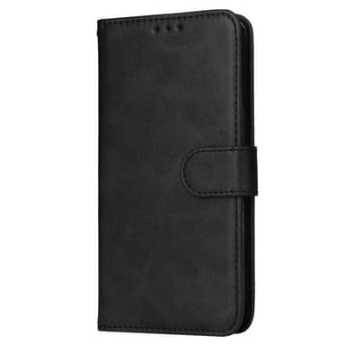 SKALO Xiaomi Redmi Note 13 Pro+ PU-nahkainen Lompakkokotelo - Musta