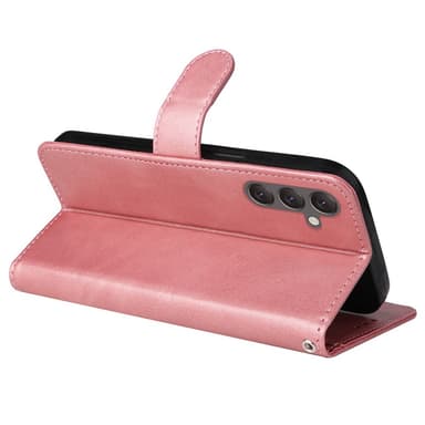 SKALO Samsung A25 5G PU-nahkainen Lompakkokotelo - Pinkki
