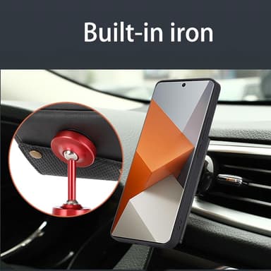SKALO Xiaomi Redmi Note 13 Pro+ PU-nahkainen Korttikotelo - Musta