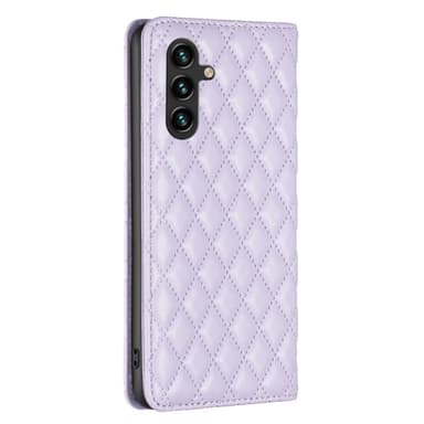 SKALO Samsung A15 4G BINFEN COLOR Iso Tikattu Lompakkokotelo - Violetti