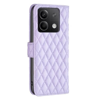 SKALO Xiaomi Redmi Note 13 4G BINFEN COLOR Tikattu Lompakko - Violetti