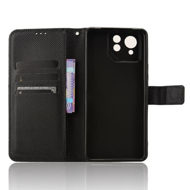 SKALO Asus ROG Phone 8 Pro 5G Premium Mini Rhombus Lompakkokotelo - Musta