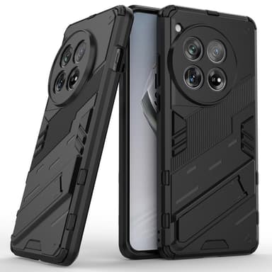 SKALO OnePlus 12 5G Hybrid BIBERCAS Suojakuori - Musta