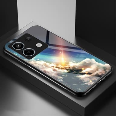 SKALO Xiaomi Redmi Note 13 Pro 5G Sky karkaistu lasi TPU-suojakuori - #2