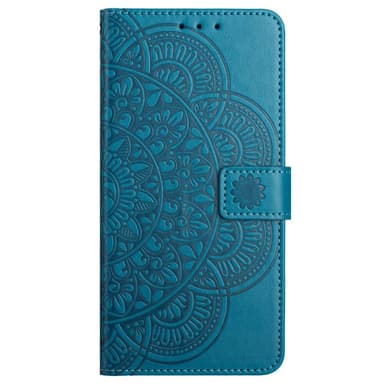 SKALO Xiaomi Redmi Note 13 Pro 5G Mandala lompakkokotelo - Sininen
