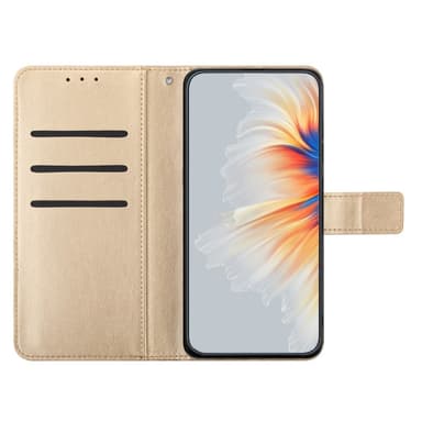 SKALO Samsung A15 5G Mandala lompakkokotelo - Kulta