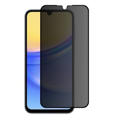 SKALO Samsung A15 5G Yksityisyydensuojaus Näytönsuoja karkaistu lasi - Musta