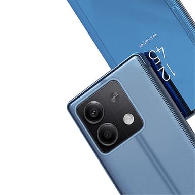 SKALO Xiaomi Redmi Note 13 5G Clear View Mirror Lompakko - Musta