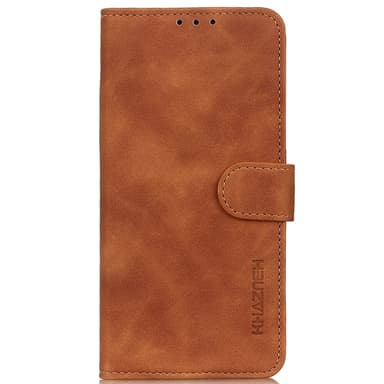 SKALO OnePlus 12 5G KHAZNEH Lompakkokotelo PU-nahasta - Ruskea