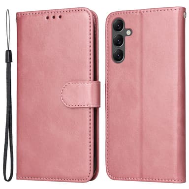 SKALO Samsung A25 5G PU-nahkainen Lompakkokotelo - Pinkki