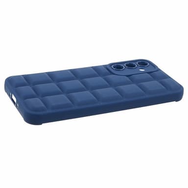 SKALO Samsung A15 5G Puffer Bumper TPU-suojakuori - Tummansininen