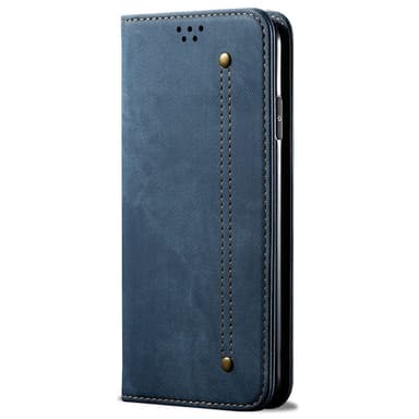 SKALO Samsung A25 5G Jeans Lompakkokotelo - Sininen